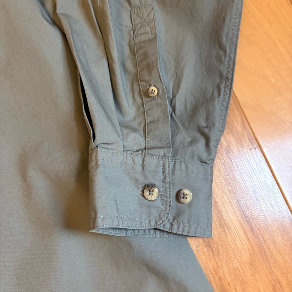 Magellan Fishing Shirt XL Green Vented UPF Performance Button Front long sleeve - Picture 4 of 12